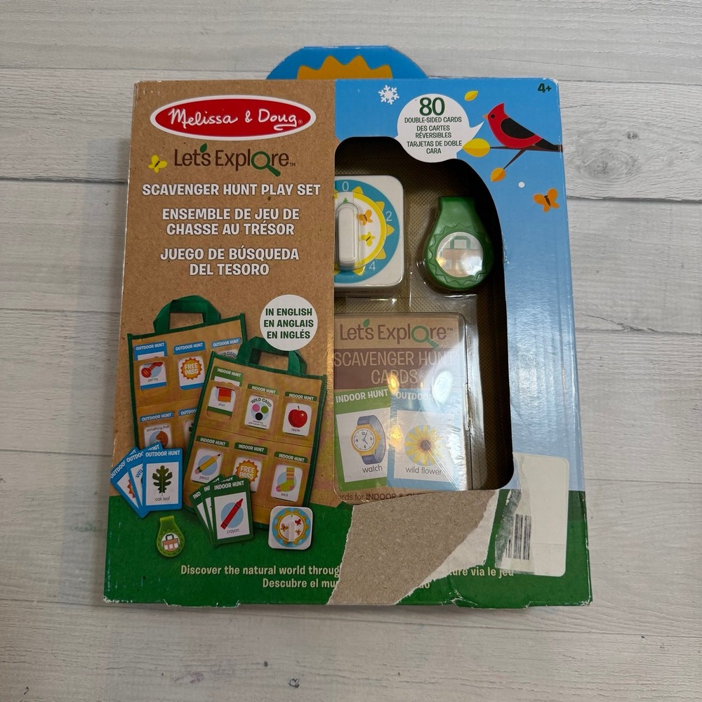 Melissa & Doug Let's Explore Scavenger Hunt Play Set New‎